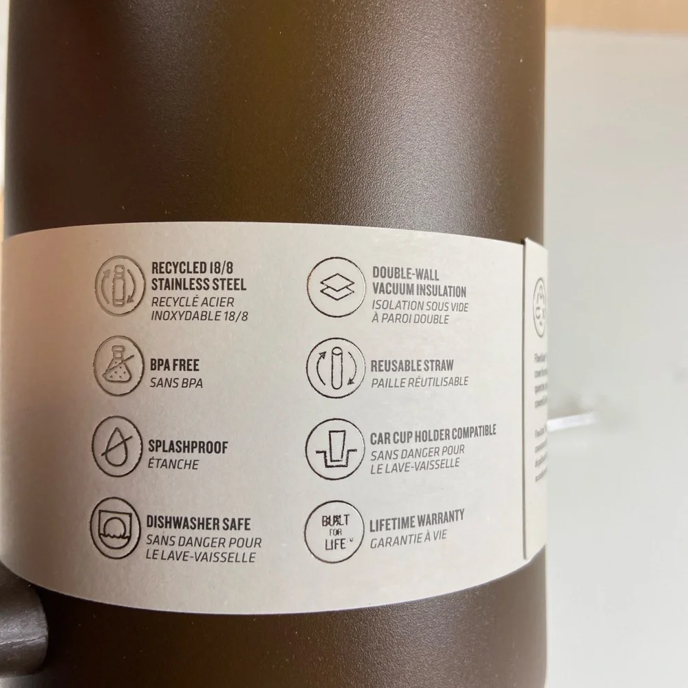 New Stanley Brown Travel Tumbler with Amber-Gold Accents - Picture 6 of 11